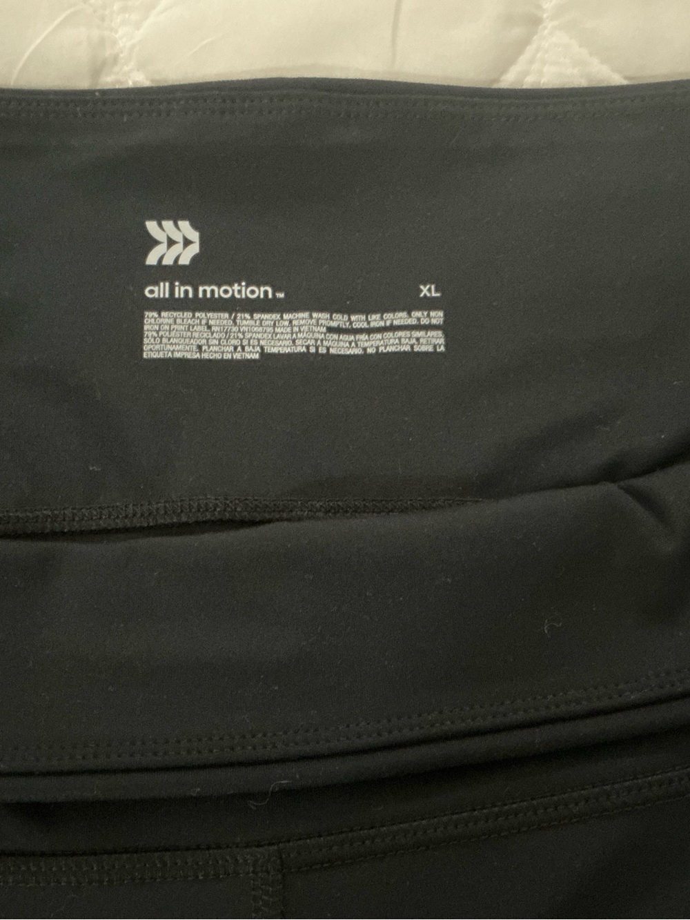 all in motion Black High-Waist Active Leggings XL
